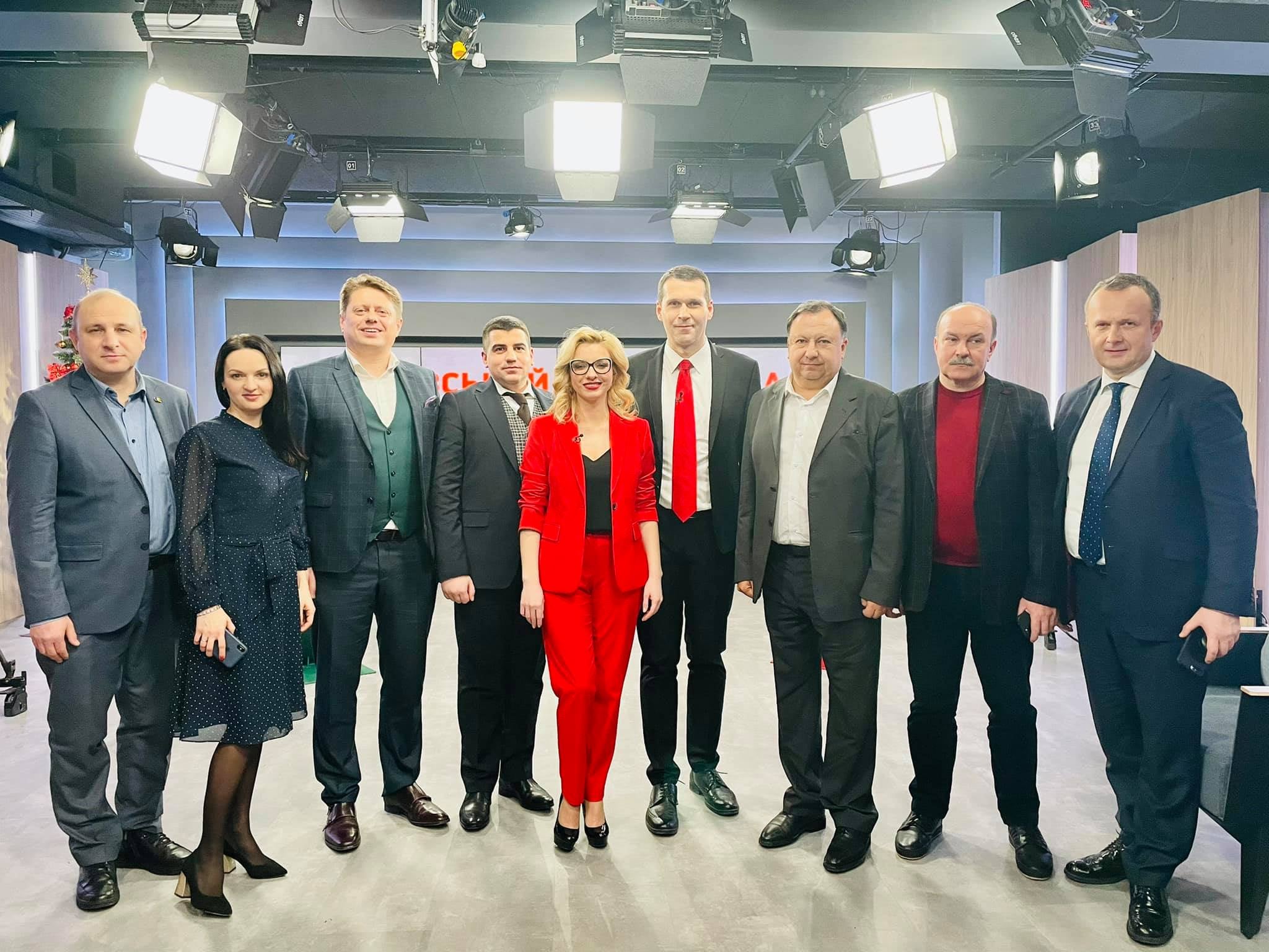 Roman Matys on a television programme