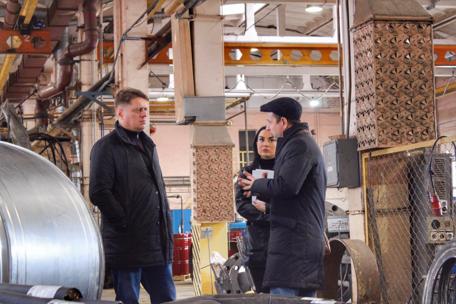 Roman Matys at the Energoresurs-Invest plant