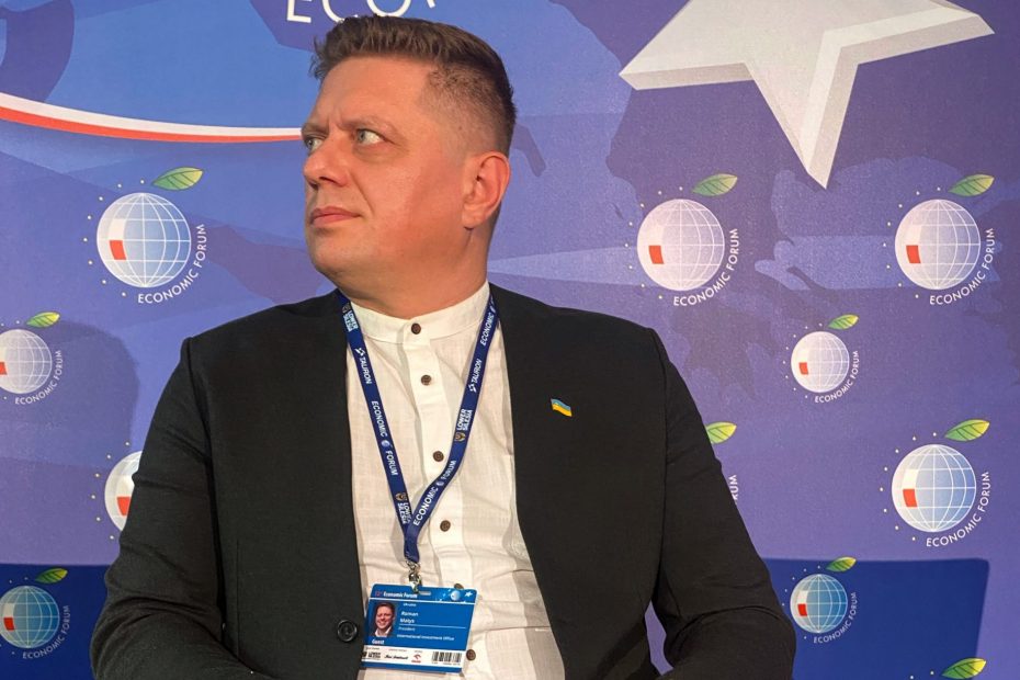 Роман Матис (Roman Matys) на 32-му Економічному форумі в Карпачі, 2023